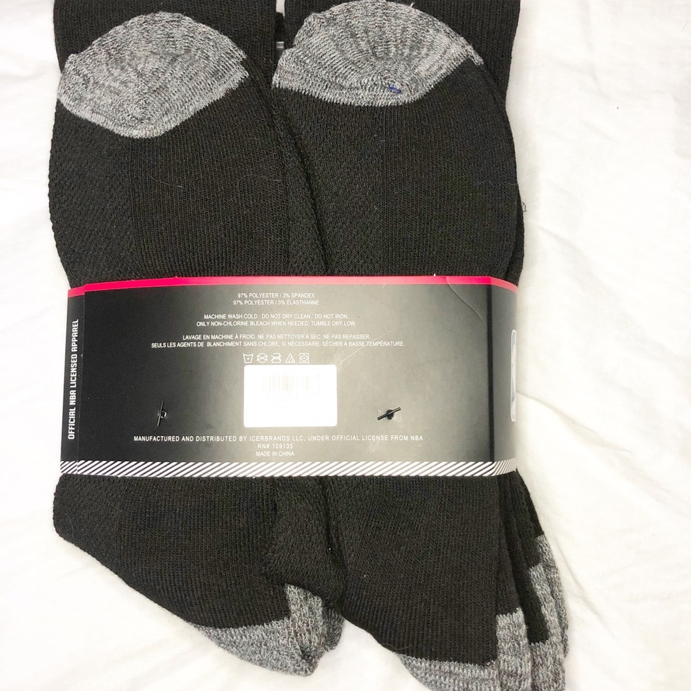 ❤️SOLD!❤️NBA Crew Socks (6 Pairs) - Picture 2 of 4